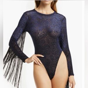 Kilo Brava Velvet burnout bodysuit